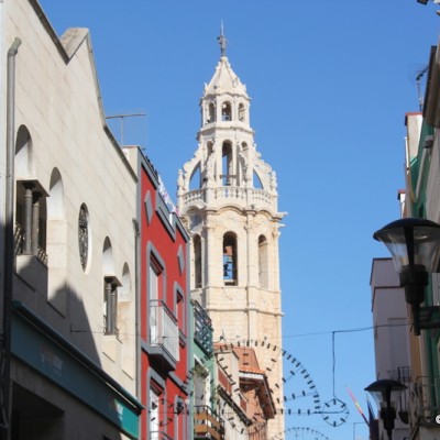 Alcala de Xivert Streets & View of Bell Tower Alcala de Xivert Streets & View of Bell Tower