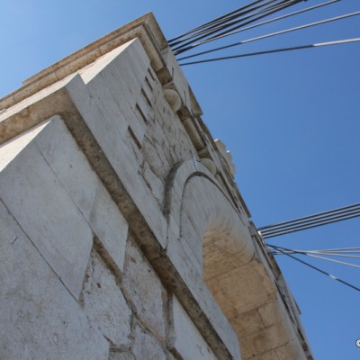 Amposta Bridge Looking Up Amposta Bridge Looking Up