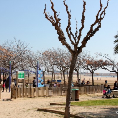 Beaches in Vilanova i la Geltru Catalonia