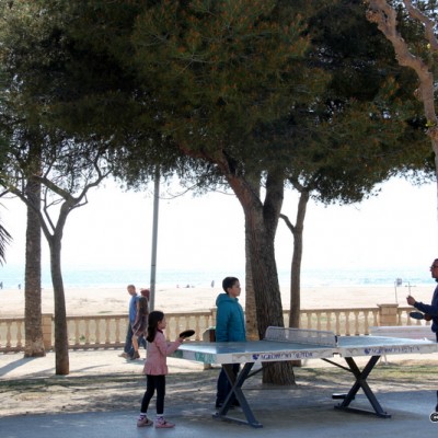 Tabletennis Vilanova i la Geltru Beach