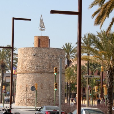 Vilanova i la Geltru near yacht club